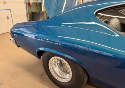 Bumper repair on classic car
